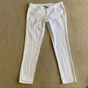 City Streets White Skinny Jeans
